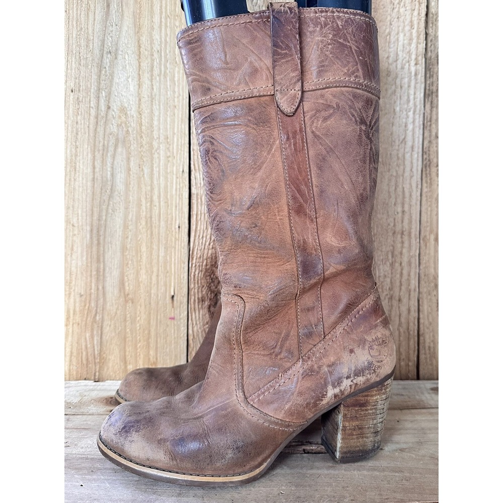Timberland Western Leather Cowgirl Boots BOHO Ranch Size 7 Women's